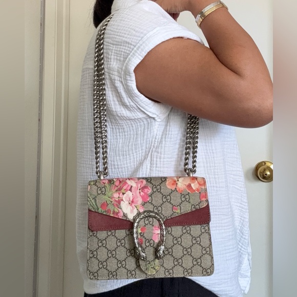 GUCCI Dionysus Blooms Print Coated Canvas Mini - Picture 17 of 17